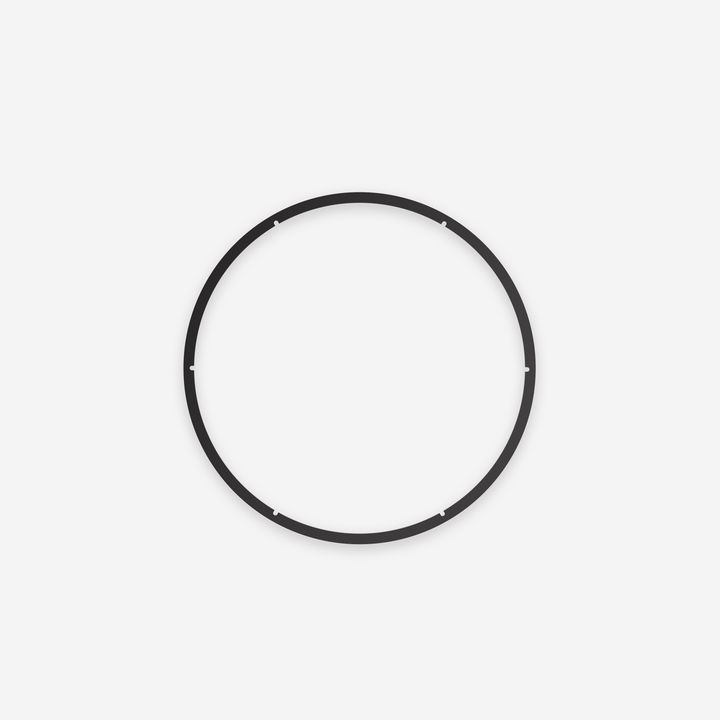 Rose Circular Chandelier Frame 40 - Matte Black
