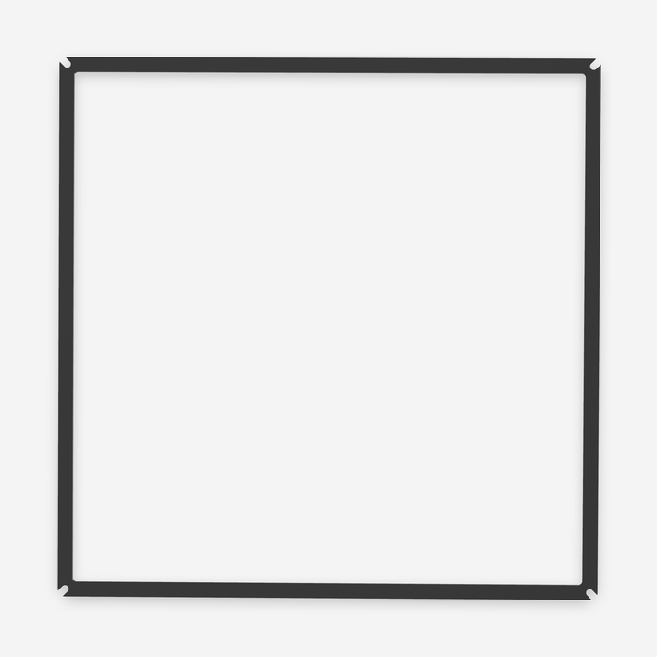 Rose Square Chandelier Frame 45 - Matte Black