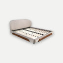 Cama tela color gris claro - Cama - El Workshop-212 x 247 x 90 Cm