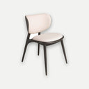 Silla polipiel crema y gris oscuro - Silla - El Workshop-54 x 63 x 79 Cm