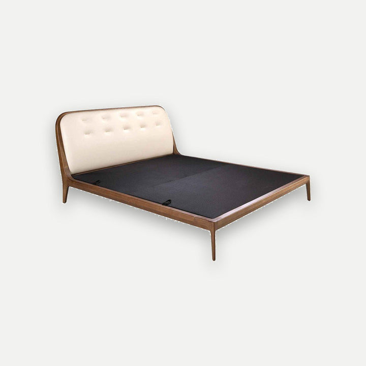 Cama polipiel color arena - Cama - El Workshop-195 x 223 x 103 Cm