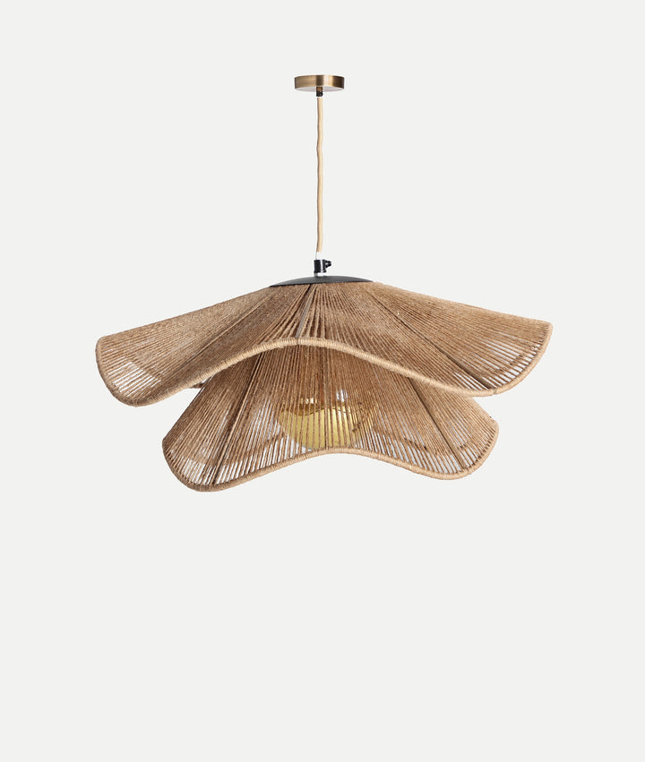 Suspension KHED chaleur boho avec fibres naturelles
