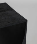 Table d'appoint KIRILA de design contemporain en bois en manguier noir