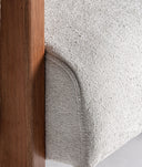 Fauteuil GITSBERG en bois et rotin