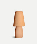 Candeeiro de mesa SWAHILI de terracota cor coral