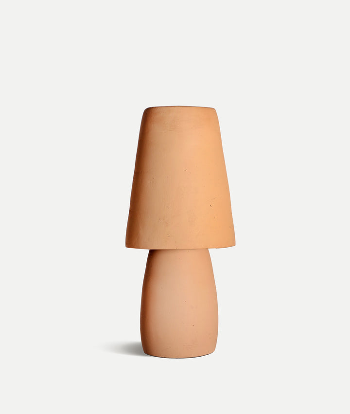 SWAHILI terracotta coral color table lamp