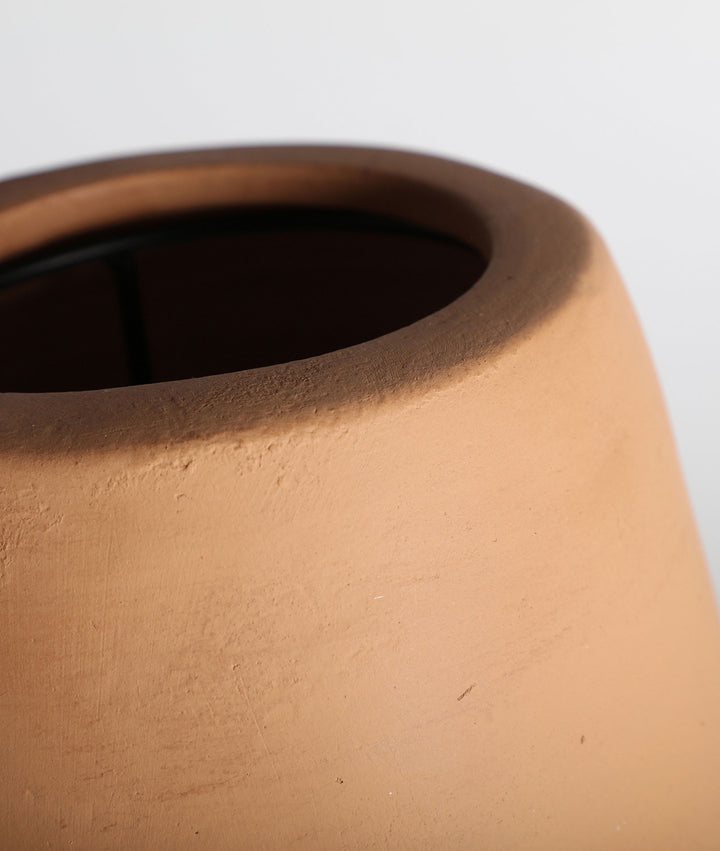 SWAHILI terracotta coral color table lamp