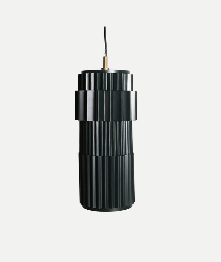 Plafonnier BRUNICO en métal noir et design unique