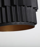 Plafonnier BRUNICO en métal noir et design unique