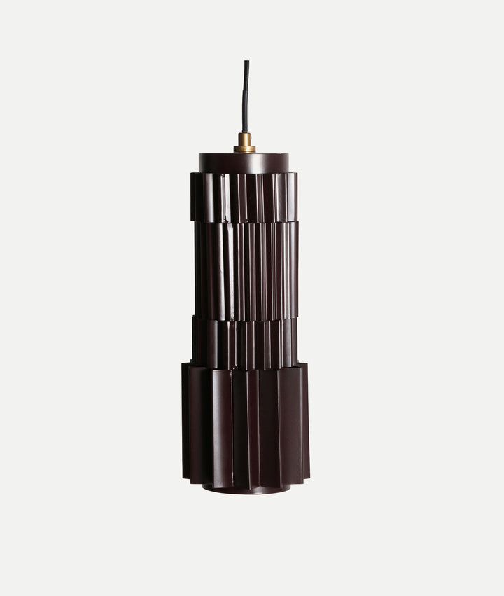 BRUNICO black metal ceiling lamp