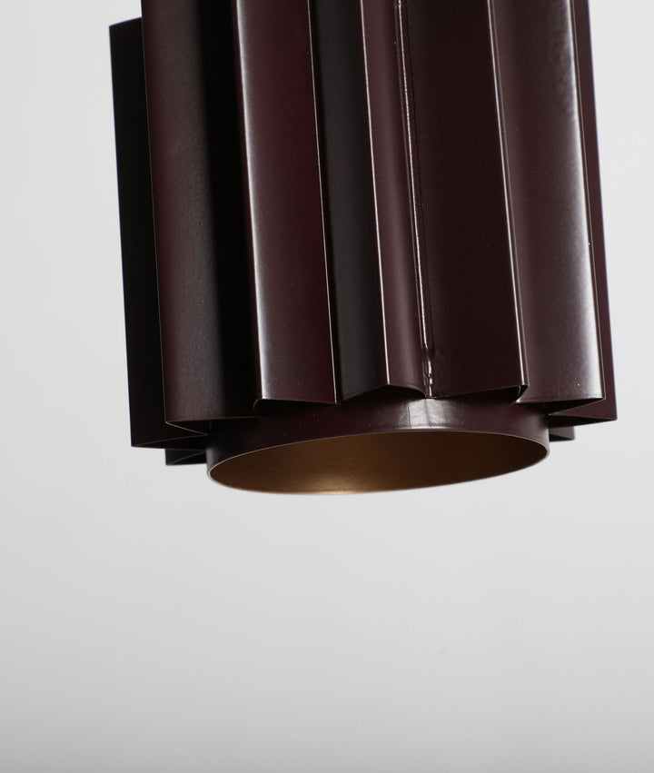 BRUNICO black metal ceiling lamp