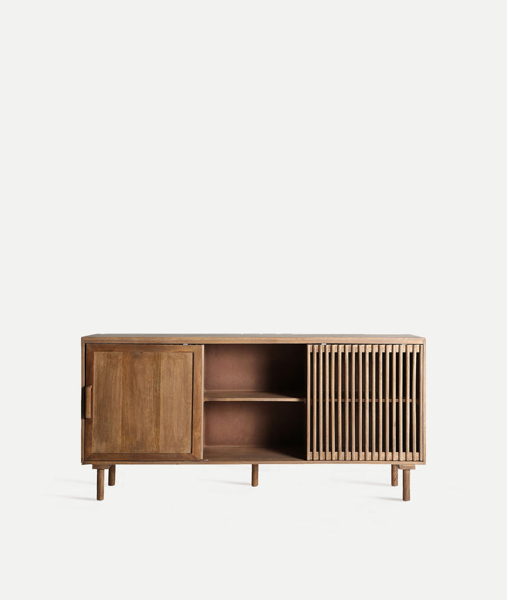 TREVOUX sideboard made of brown mango wood