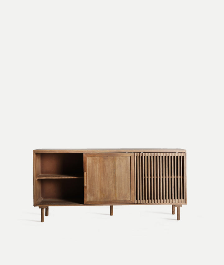 TREVOUX sideboard made of brown mango wood