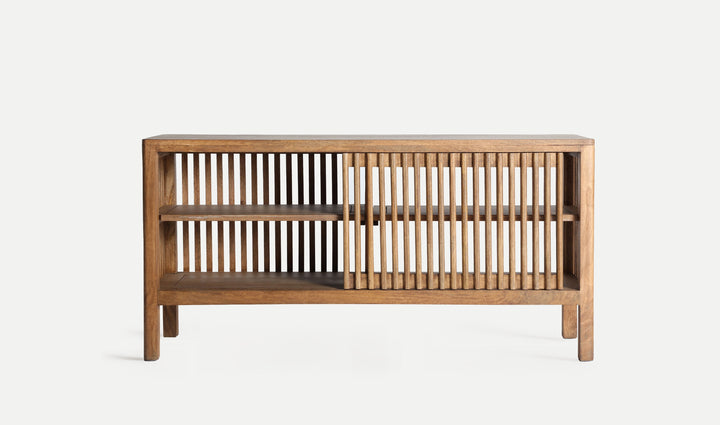 TREVOUX sideboard made of brown mango wood