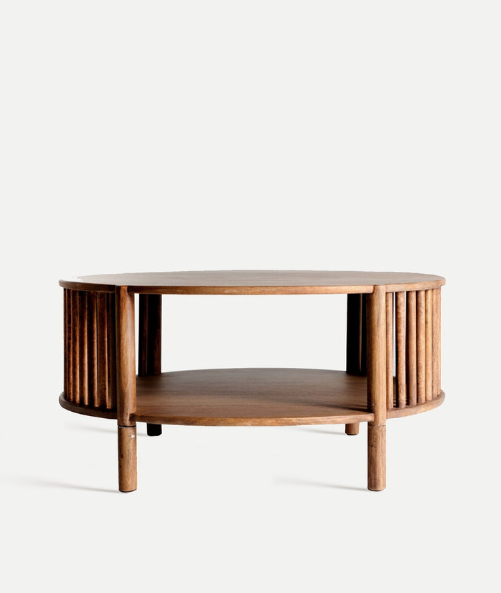 TREVOUX brown mango wood coffee table