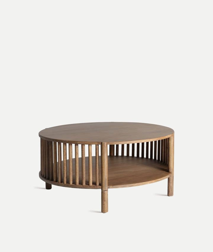 TREVOUX brown mango wood coffee table