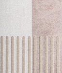 Art mural SEANE beige avec texture et finition artisanal en toile