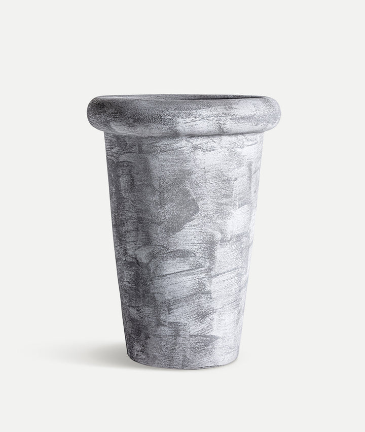 LANGON Grey Ceramic Vase