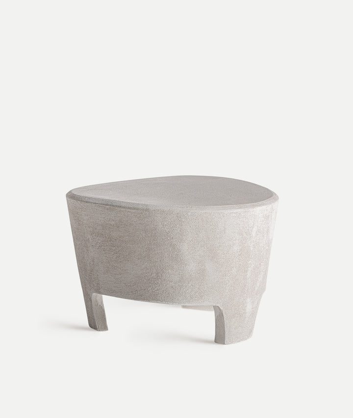 Table basse ARNSBERG blanc cassé en bois