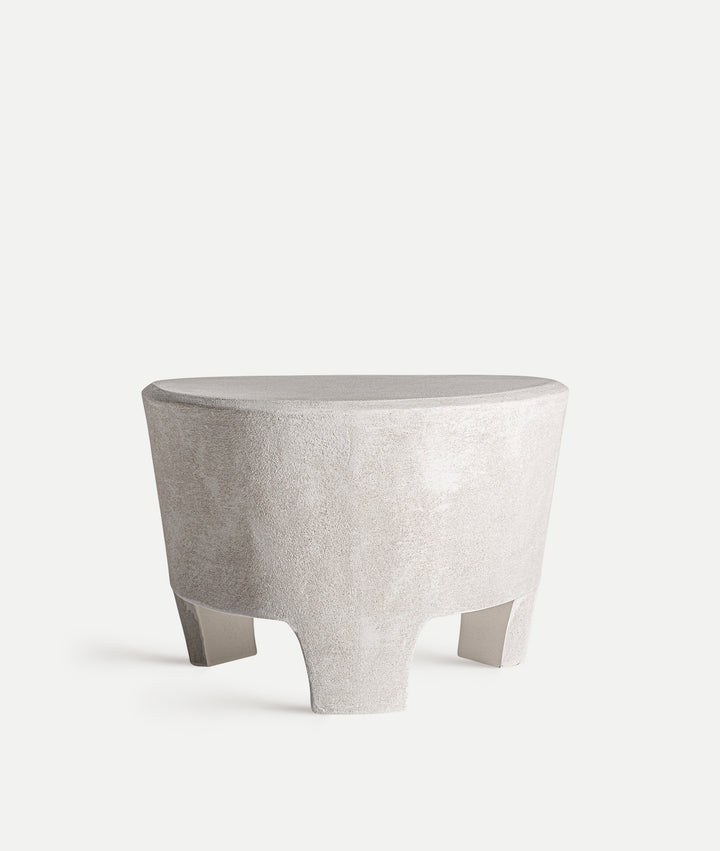 Table basse ARNSBERG blanc cassé en bois