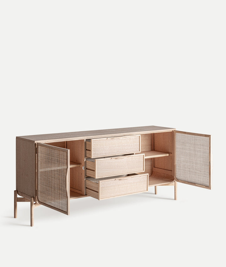 WEURTZ Sideboard in Light Brown Ash Wood