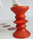 Mesa de apoio THUN laranja em ferro