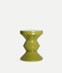 Mesa de apoio ZUG verde em ferro