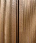 Armário COPENHAGUE castanho em madeira MDF com design contemporâneo