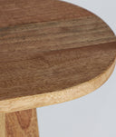 Table d'appoint ZNIN naturel et charme en bois en manguier