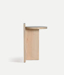 Table d'appoint LESZNO bois naturel de haute qualité chaleur et style