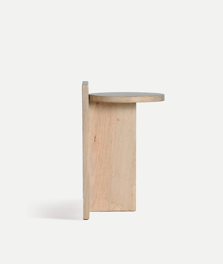 LESZNO AUXILIARY TABLE natural wood of high quality warmth and style
