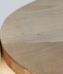 Table d'appoint LESZNO bois naturel de haute qualité chaleur et style