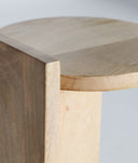 Table d'appoint LESZNO bois naturel de haute qualité chaleur et style