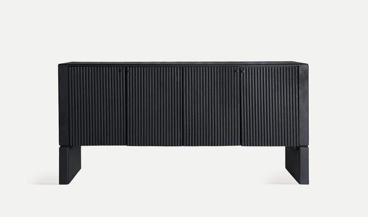 WEIDA sideboard made of high-quality mango wood in black