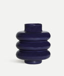 Vase ASLAN géométrie et modernité en bleu profond