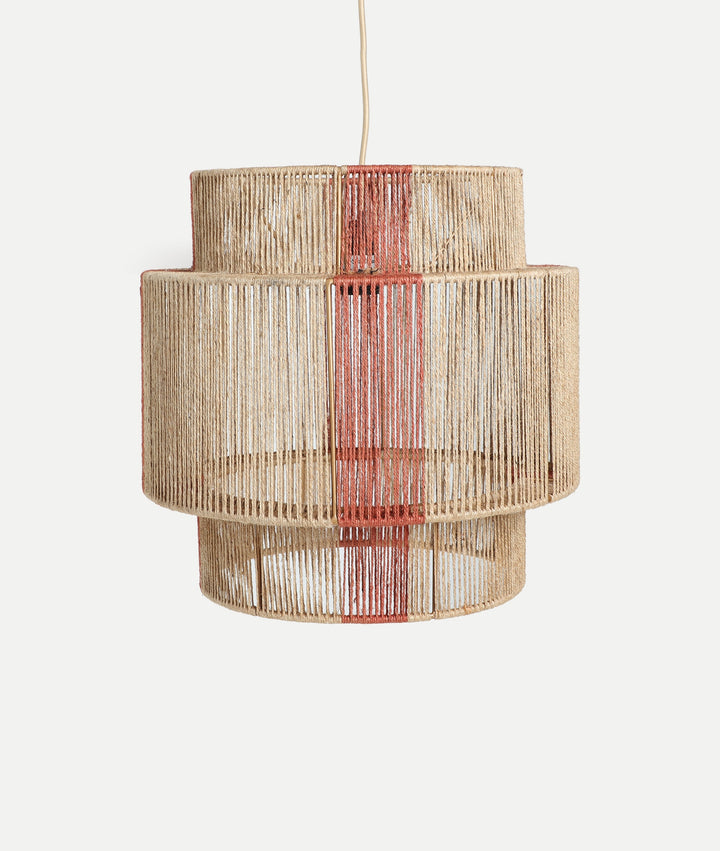 IZAMAL Ceiling Lamp in Light Brown Jute