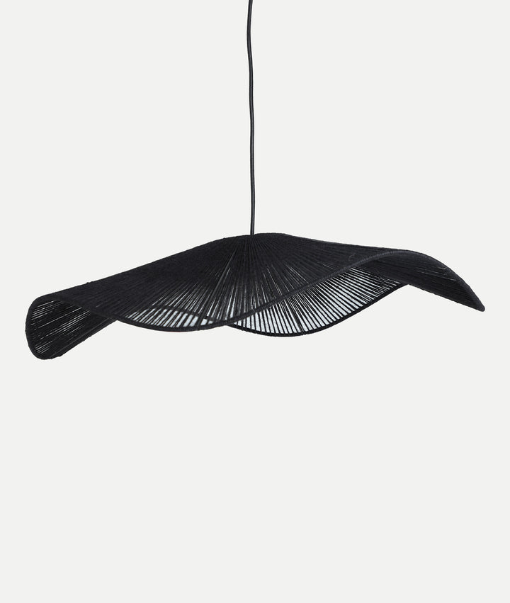 TULUM Black Cotton Pendant Ceiling Lamp