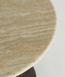 BIJZETTAFEL VERONA van hout en synthetisch marmer, ideaal voor hedendaagse ruimtes