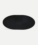 Mesa em melamina preta extensível Lizant