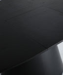 Mesa em melamina preta extensível Lizant