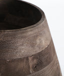 Candeeiro de mesa de madeira escura VETA VOLSTED elegância natural com alma sofisticada