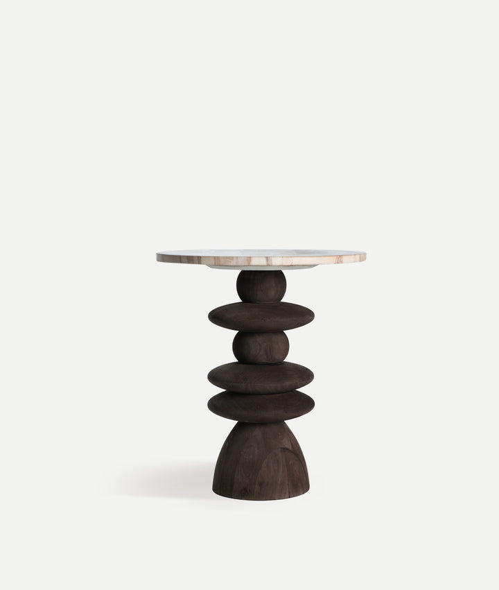 Table d'appoint VRADS élégance organique avec essence naturelle