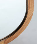 Miroir BUSK, douceur et chaleur dans un design contemporain en marron