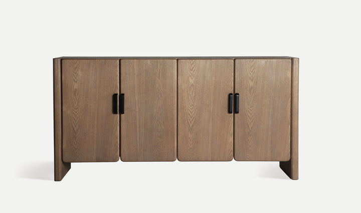 Rustic style natural wood sideboard BUSK