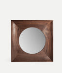 Miroir en bois noyer SIEM élégance nordique avec essence naturel