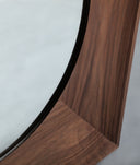 Miroir en bois noyer SIEM élégance nordique avec essence naturel