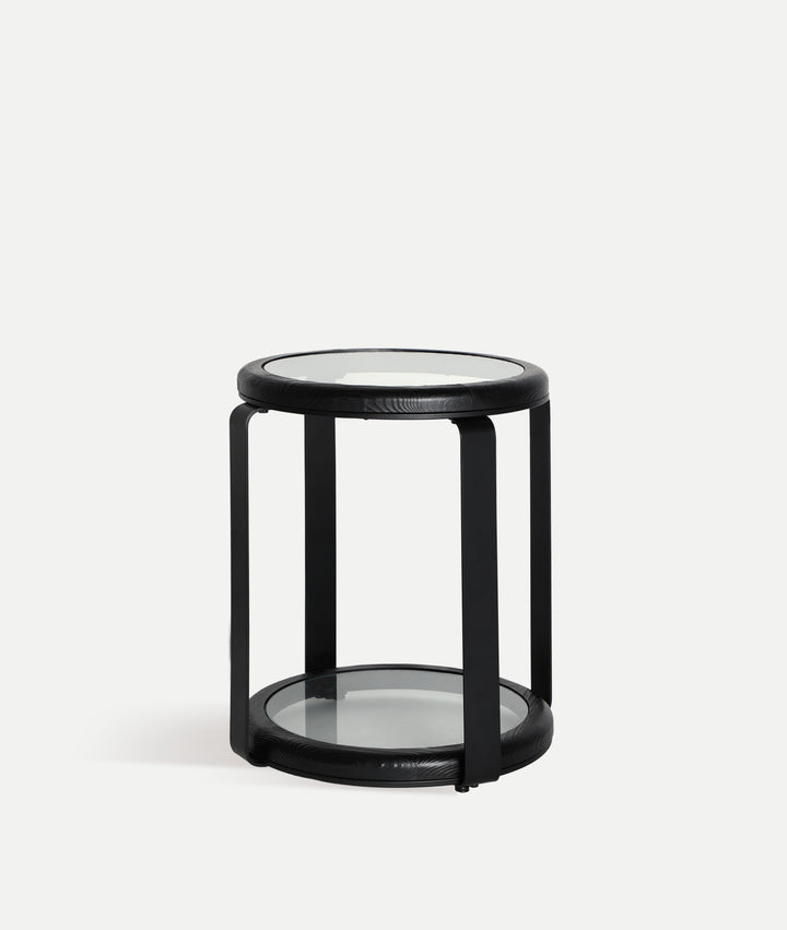 KILDE AUXILIARY TABLE industrial elegance with contemporary design in black