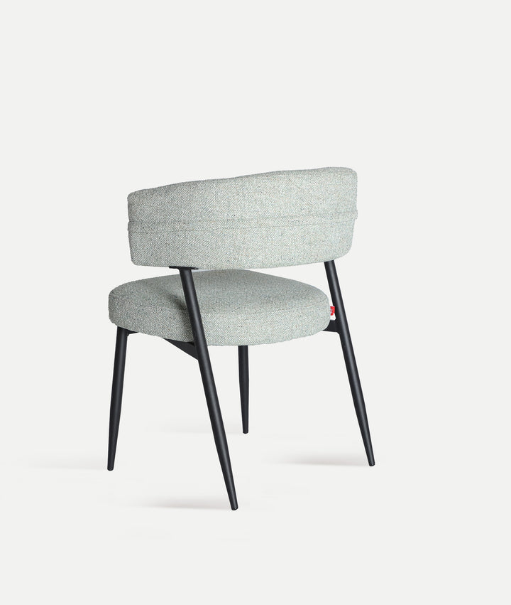 MERANO chair, grey minimalist polyester