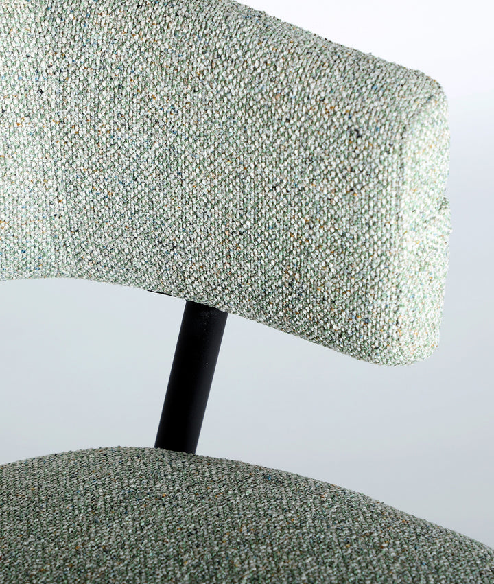 MERANO chair, grey minimalist polyester
