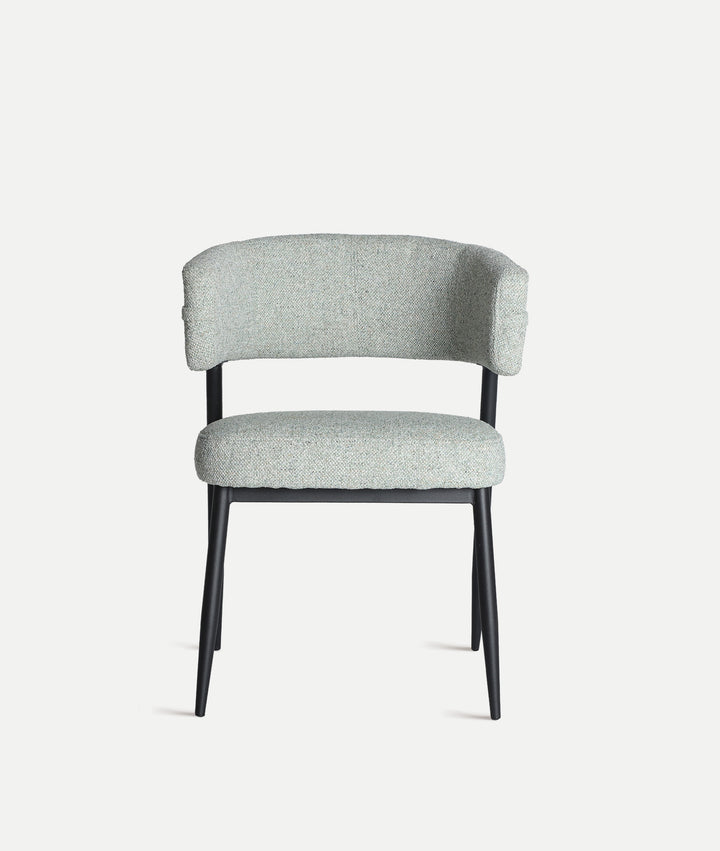 MERANO chair, grey minimalist polyester